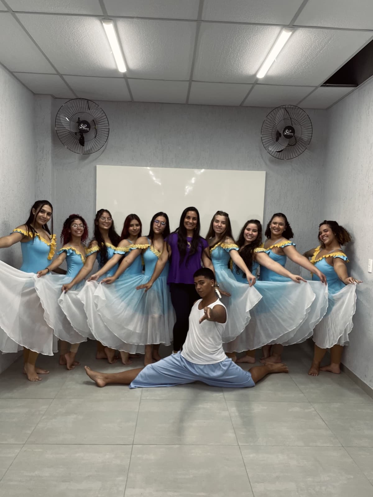 Bailarinas no studio
